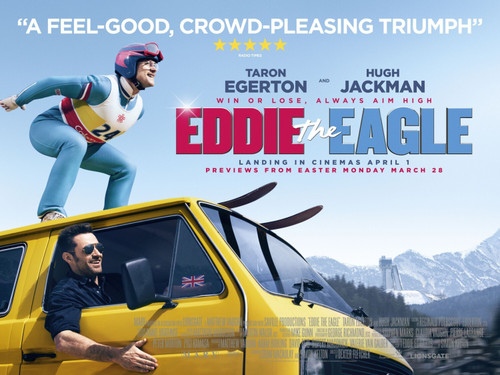 Eddie the Eagle (2016)_3 Movie Film Poster Canvas iconic design