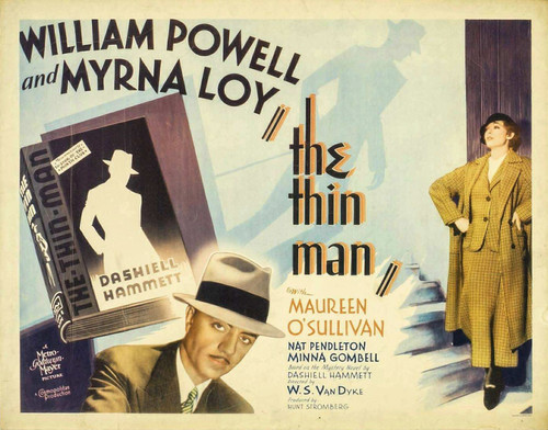 THE THIN MAN (1934) 4 Poster Canvas Movie Film Print A0 A1 A2 A3 A4 A5 A6 Art Wa