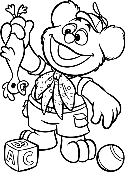 muppet-babies-bw 12 Poster Canvas Movie Film Print A0 A1 A2 A3 A4 A5 A6 Art Wall