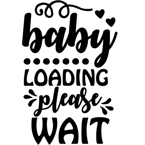Baby Loading Please Wait-01 Poster Canvas Movie Film Print A0 A1 A2 A3 A4 A5 A6