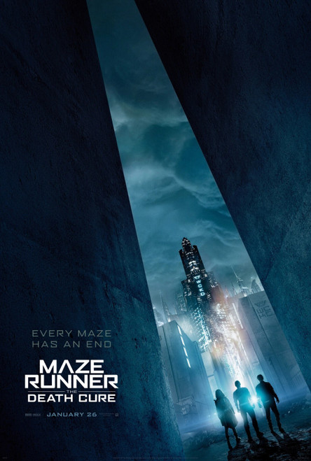 Maze runner blue Poster Canvas Movie Film Print A0 A1 A2 A3 A4 A5 A6 Art Wall De