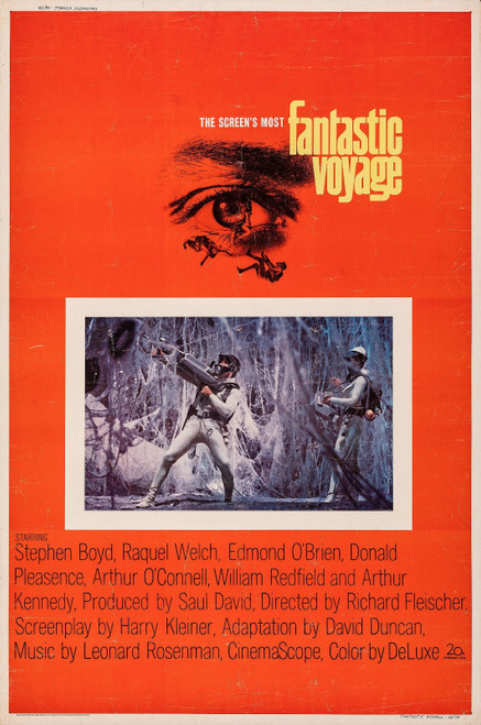 Fantastic Voyage (1966)_4 Movie Film Poster Canvas iconic design