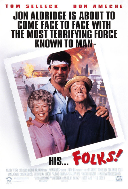 Folks! (1992)_0 Movie Film Poster Canvas iconic design