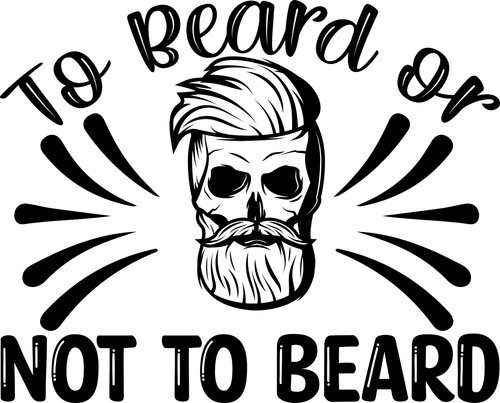 To Beard or not to beard Poster Canvas Movie Film Print A0 A1 A2 A3 A4 A5 A6 Art