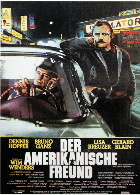 The American Friend - 1977 Poster Canvas Movie Film Print A0 A1 A2 A3 A4 A5 A6 A