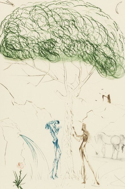 SALVADOR DALÍ Tristan and Iseult Picture 10 Poster Canvas Movie Film Print A0 A1