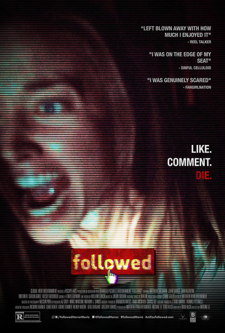 Followed (2020)_0 Movie Film Poster Canvas iconic design Followed (2020)_0 Movie Film Poster Canvas iconic design