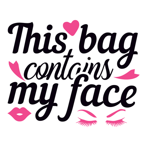 This bag contains my face-01 (2) Poster Canvas Movie Film Print A0 A1 A2 A3 A4 A