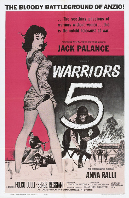 Warriors Five 01 Poster Canvas Movie Film Print A0 A1 A2 A3 A4 A5 A6 Art Wall De