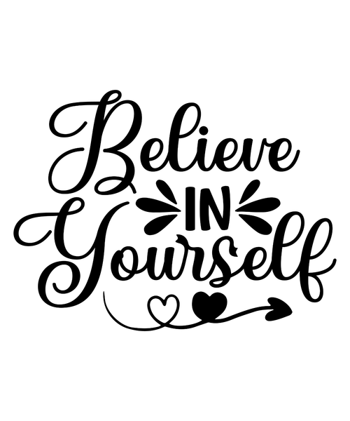 Believe In Yourself-01 Poster Canvas Movie Film Print A0 A1 A2 A3 A4 A5 A6 Art W