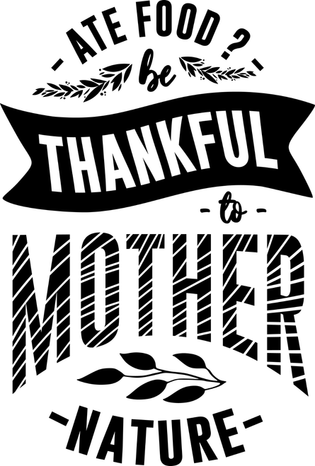 Be Thankful to Mother Nature Poster Canvas Movie Film Print A0 A1 A2 A3 A4 A5 A6