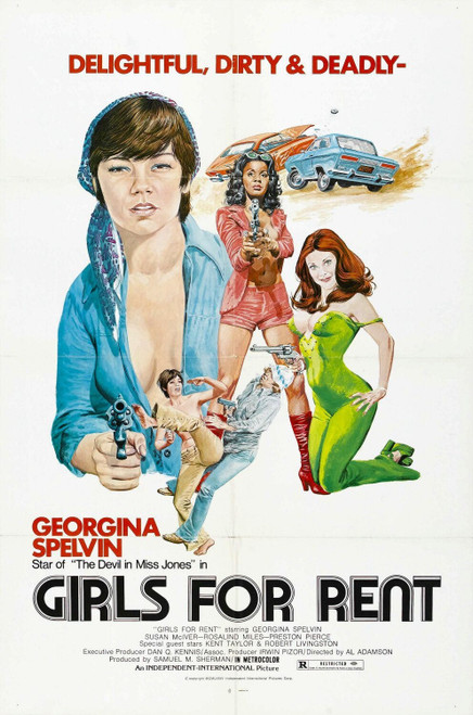 Girls for Rent (1974)_0 Movie Film Poster Canvas iconic design