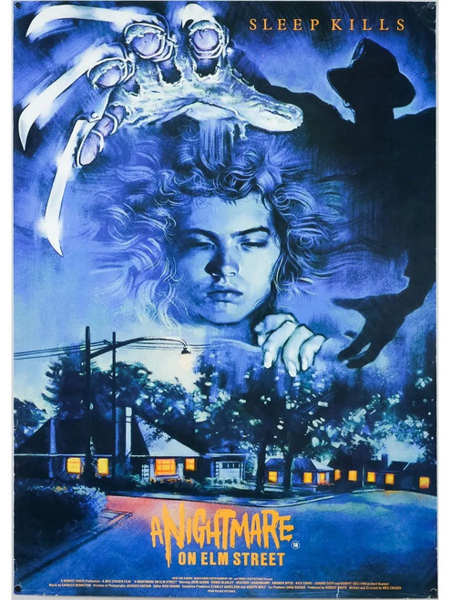 Nightmare on Elm Street SPECIAL Movie Film Poster Canvas iconic design