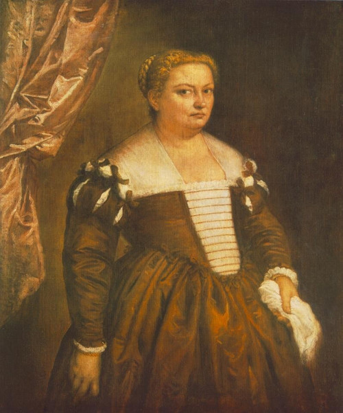 Veronese_Portrait_of_a_Venetian_Woman Poster Canvas Movie Film Print A0 A1 A2 A3
