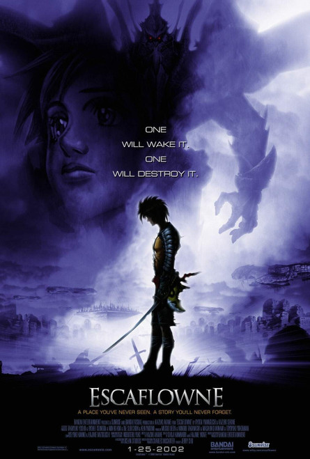 Escaflowne (2002)_0 Movie Film Poster Canvas iconic design