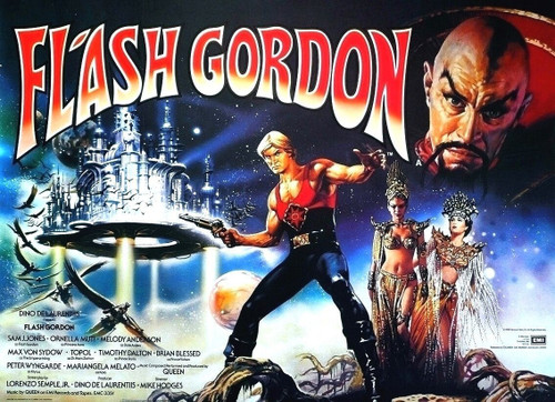 Flash Gordon (1980)_5 Movie Film Poster Canvas iconic design
