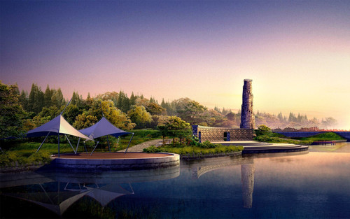 Japan_Digital_Landscape__16 Poster Canvas Movie Film Print A0 A1 A2 A3 A4 A5 A6