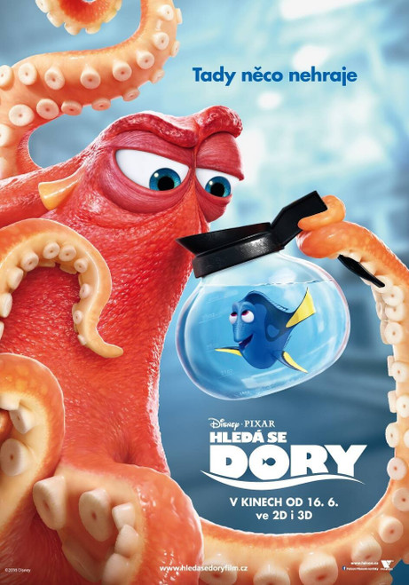 Finding Dory (2016)_16 Movie Film Poster Canvas iconic design