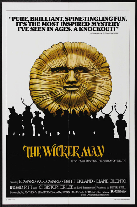 Wicker Man 02 Poster Canvas Movie Film Print A0 A1 A2 A3 A4 A5 A6 Art Wall Decor