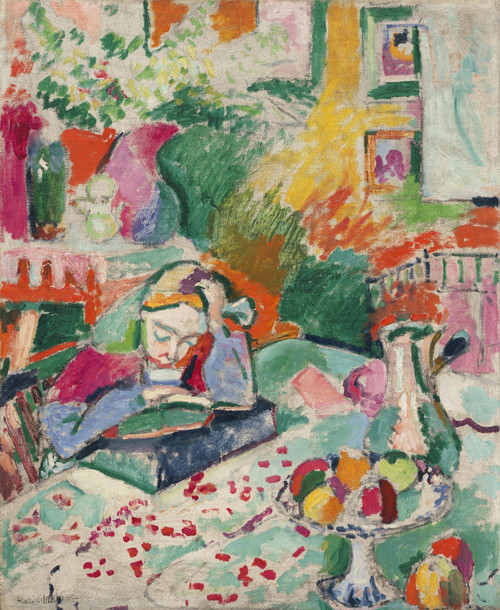 Henri Matisse - Interior with a Young Girl Poster Canvas Movie Film Print A0 A1