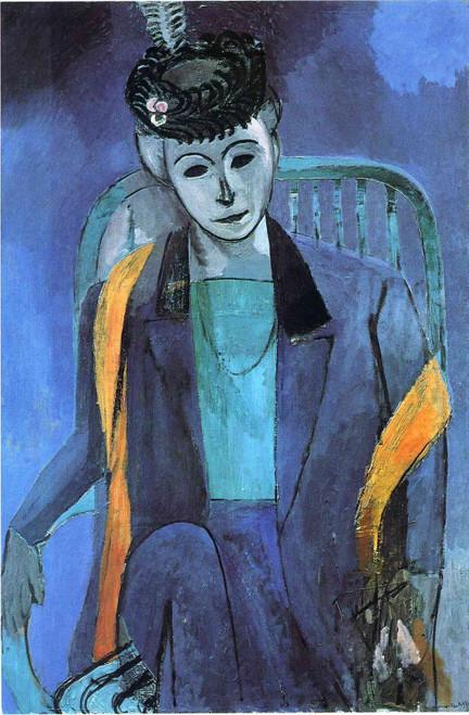 Henri Matisse - Portrait of mme 1913 Poster Canvas Movie Film Print A0 A1 A2 A3