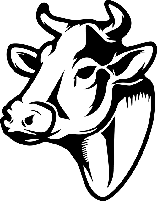 COWS PNG-19 Custom Made Poster Canvas Print A0 A1 A2 A3 A4 A5 A6 Art Wall Decora
