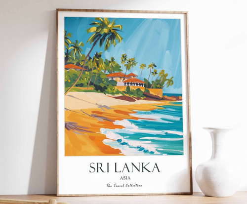 6_Sri Lanka Print, Sri Lanka Travel Poster, Middle East Travel Print, Islamic De