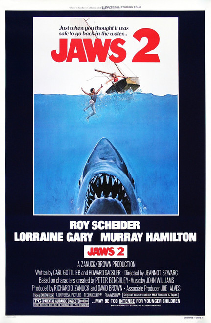 jaws-2_5cd3bb5f Poster Canvas Movie Film Print A0 A1 A2 A3 A4 A5 A6 Art Wall Dec