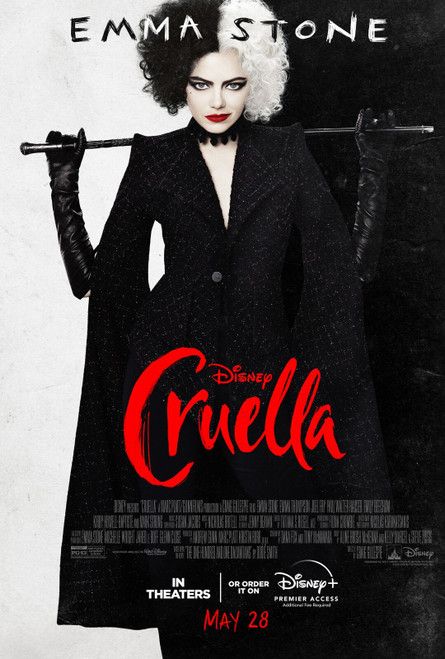 Cruella (2021)_3 Movie Film Poster Canvas iconic design