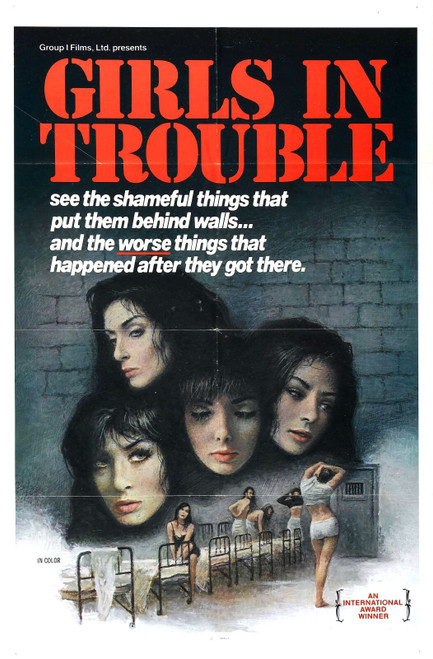 Girls In Trouble 01 Poster Canvas Movie Film Print A0 A1 A2 A3 A4 A5 A6 Art Wall