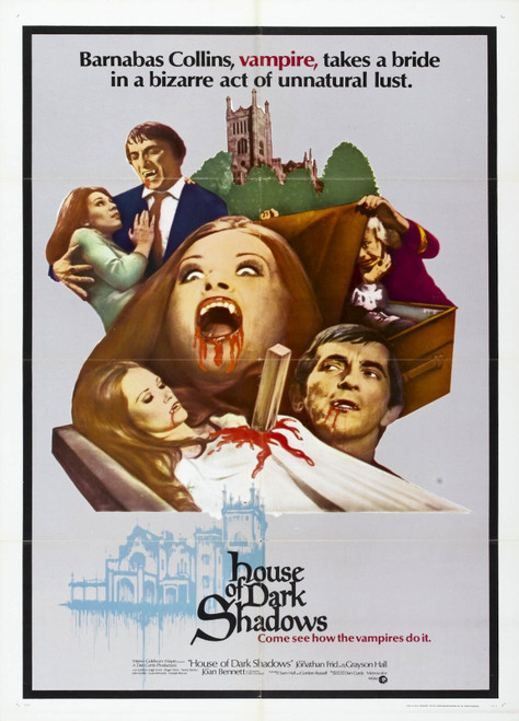 House Of Dark Shadows 02 Poster Canvas Movie Film Print A0 A1 A2 A3 A4 A5 A6 Art