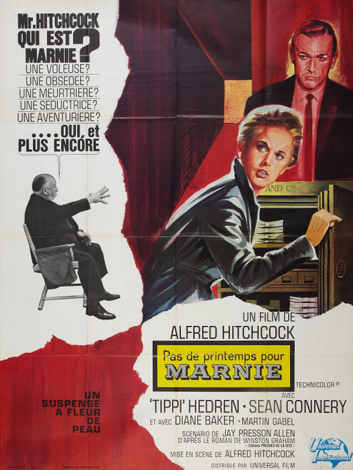 Marnie (1964)_4 Poster Canvas Movie Film Print A0 A1 A2 A3 A4 A5 A6 Art Wall Dec