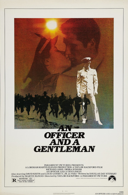 An Officer and a Gentleman (1982)_0 Movie Film Poster Canvas iconic design