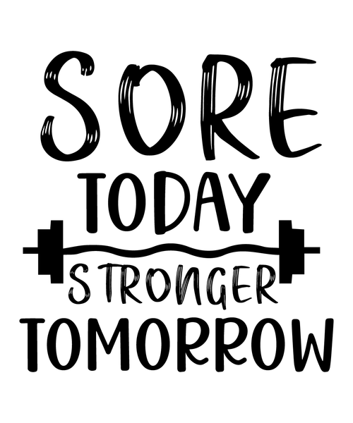 Sore Today Stronger Tomorrow-01 Poster Personalized Canvas Movie Film Print A0 A