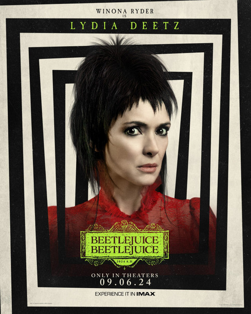 Beetlejuice Beetlejuice (2024)_4 Movie Film Poster Canvas iconic design