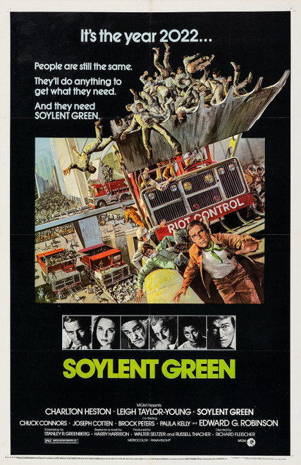 Soylent Green (1973)_0 Poster Canvas Movie Film Print A0 A1 A2 A3 A4 A5 A6 Art W