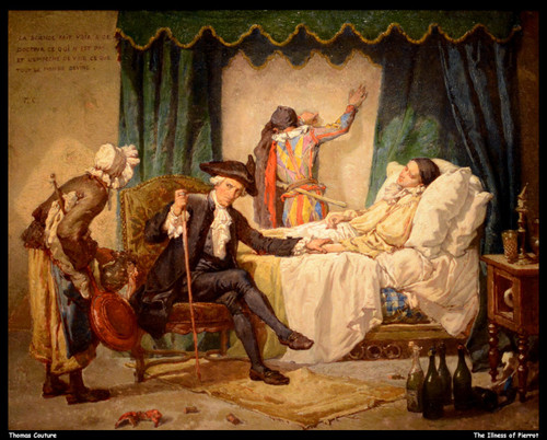 thomas-couture--the-illness-of-pierrot--jpb_15477345170_o(1) Poster Canvas Movie