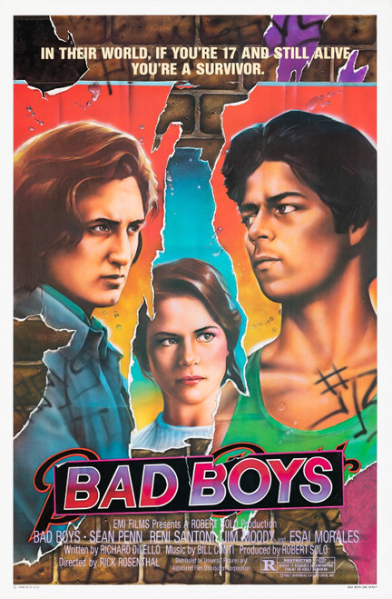 Bad Boys (1983)_2 Movie Film Poster Canvas iconic design