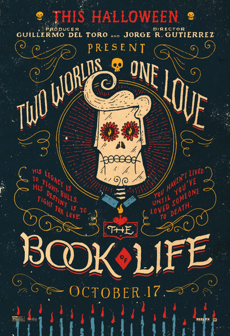 Book of Life (2014)_17 Movie Film Poster Canvas iconic design