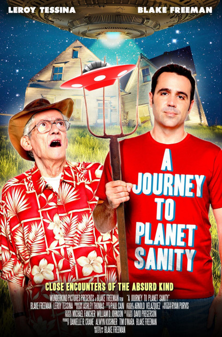 A Journey to Planet Sanity (2013)_2 Movie Film Poster Canvas iconic design