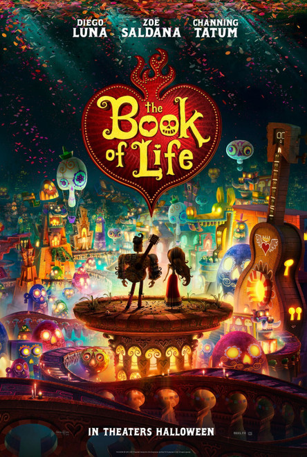 Book of Life (2014)_1 Movie Film Poster Canvas iconic design