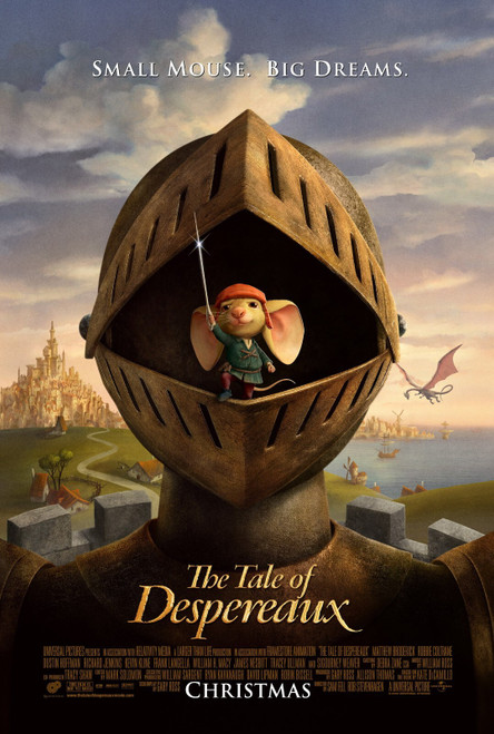The Tale of Despereaux (2008)_1 Poster Canvas Movie Film Print A0 A1 A2 A3 A4 A5