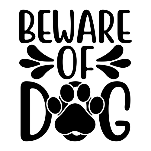 beware of dog-01 Poster Canvas Movie Film Print A0 A1 A2 A3 A4 A5 A6 Art Wall De