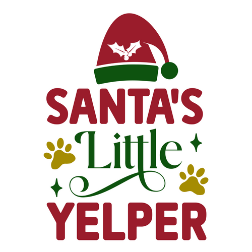 santa's little yelper-01 Poster Canvas Movie Film Print A0 A1 A2 A3 A4 A5 A6 Art