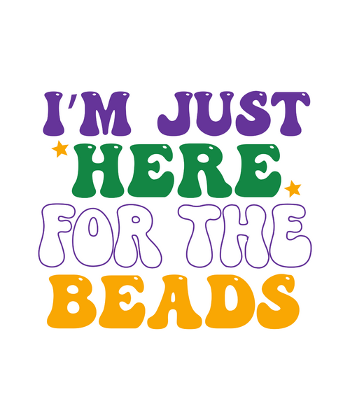 im just here for the beads-01 (2) Poster Canvas Movie Film Print A0 A1 A2 A3 A4