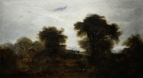 John Martin - Landscape View in Richmond Park Poster Canvas Movie Film Print A0