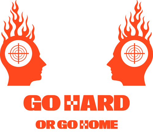 Go Hard or Go Home Poster Canvas Movie Film Print A0 A1 A2 A3 A4 A5 A6 Art Wall