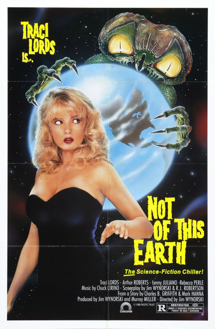 not_of_this_earth_1988 Poster Canvas Movie Film Print A0 A1 A2 A3 A4 A5 A6 Art W