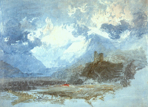 Turner_Joseph_Dolbadern_Castle_1799 Poster Canvas Movie Film Print A0 A1 A2 A3 A
