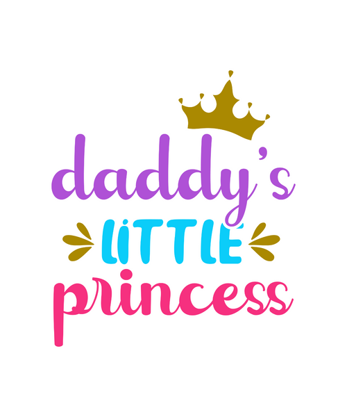 Daddy is little princess-01 (2) Poster Canvas Movie Film Print A0 A1 A2 A3 A4 A5